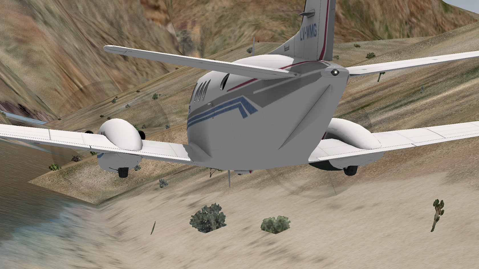 Canyon flight