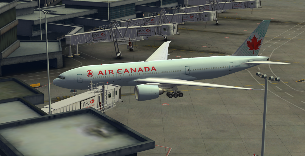 PMDG 777 Air Canada at FSDT CYVR